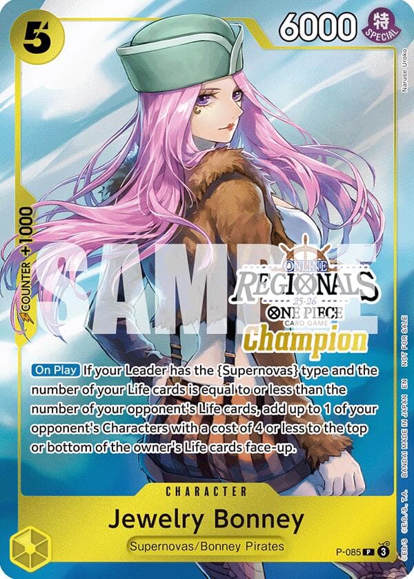 Jewelry Bonney (Online Regional Champion Card Set 2025 Vol.2) — One Piece Promotion Cards card