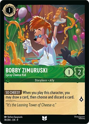 Bobby Zimuruski - Spray Cheese Kid — Fabled card