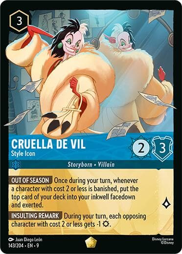 Cruella De Vil - Style Icon — Fabled card