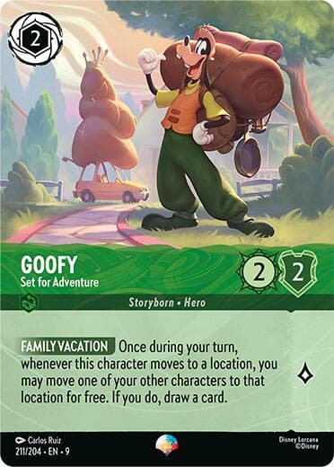 Goofy - Set for Adventure (Epic) — Fabled card