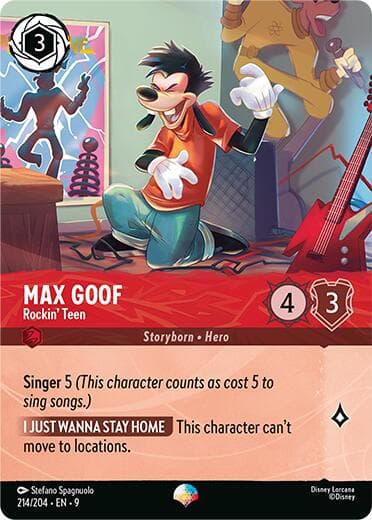 Max Goof - Rockin' Teen (Epic) — Fabled card