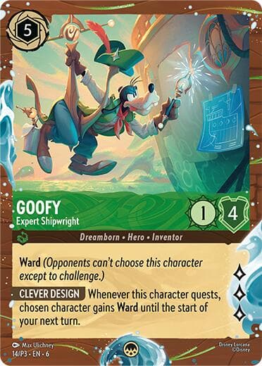 Goofy - Expert Shipwright (Disney Cruise Promo) — Disney Lorcana Promo Cards card
