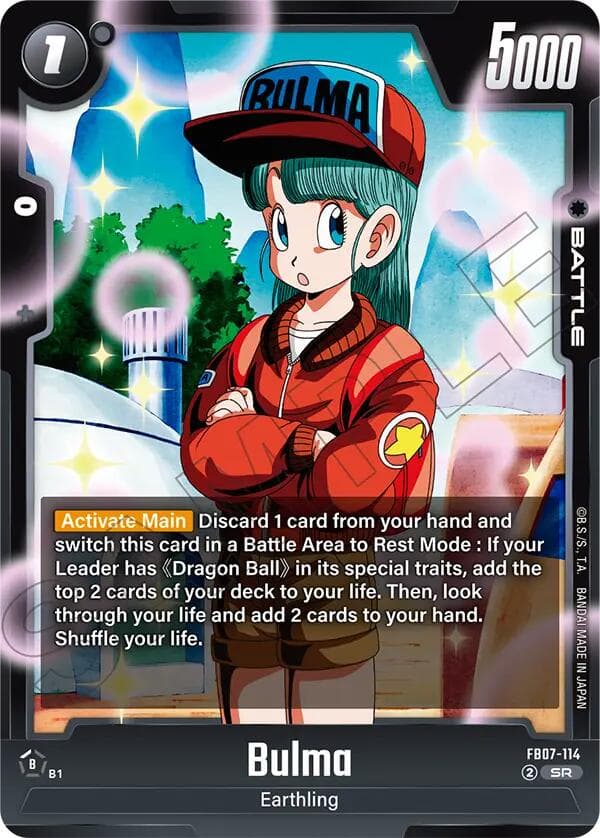 Bulma - FB07-114 — Wish For Shenron card