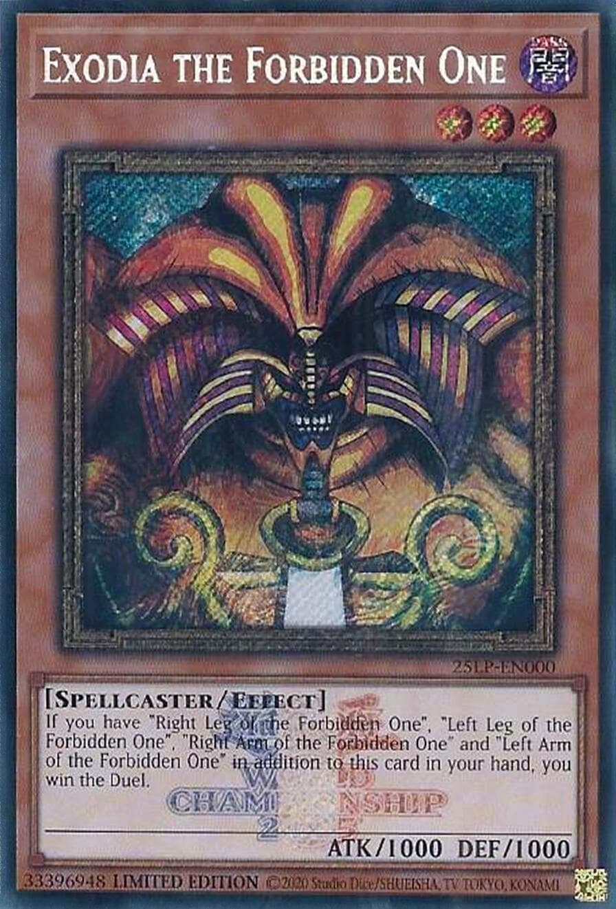 Exodia the Forbidden One (ESR) — Limited Pack World Championship 2025 card