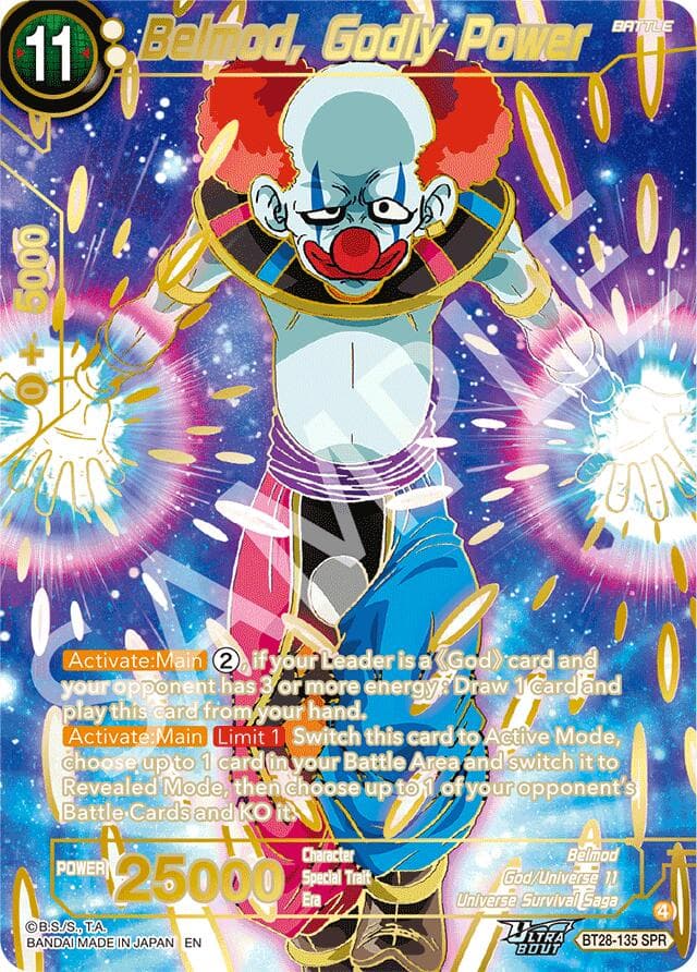 Belmod, Godly Power (SPR) — Prismatic Clash card