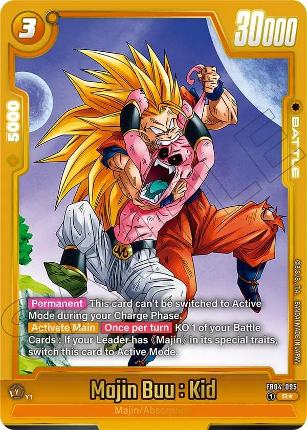 Majin Buu : Kid - FB04-095 (Alternate Art) — Ultra Limit Alternate Art Reprints card