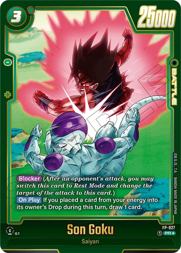 Son Goku - FP-027 (Alternate Art) — Fusion World Promotion Cards and Packs card
