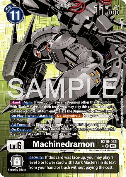 Machinedramon (Alternate Art) — Sinister Order card