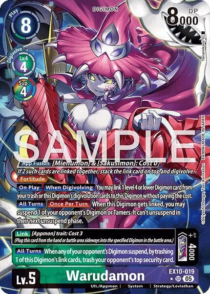 Warudamon (Alternate Art) — Sinister Order card