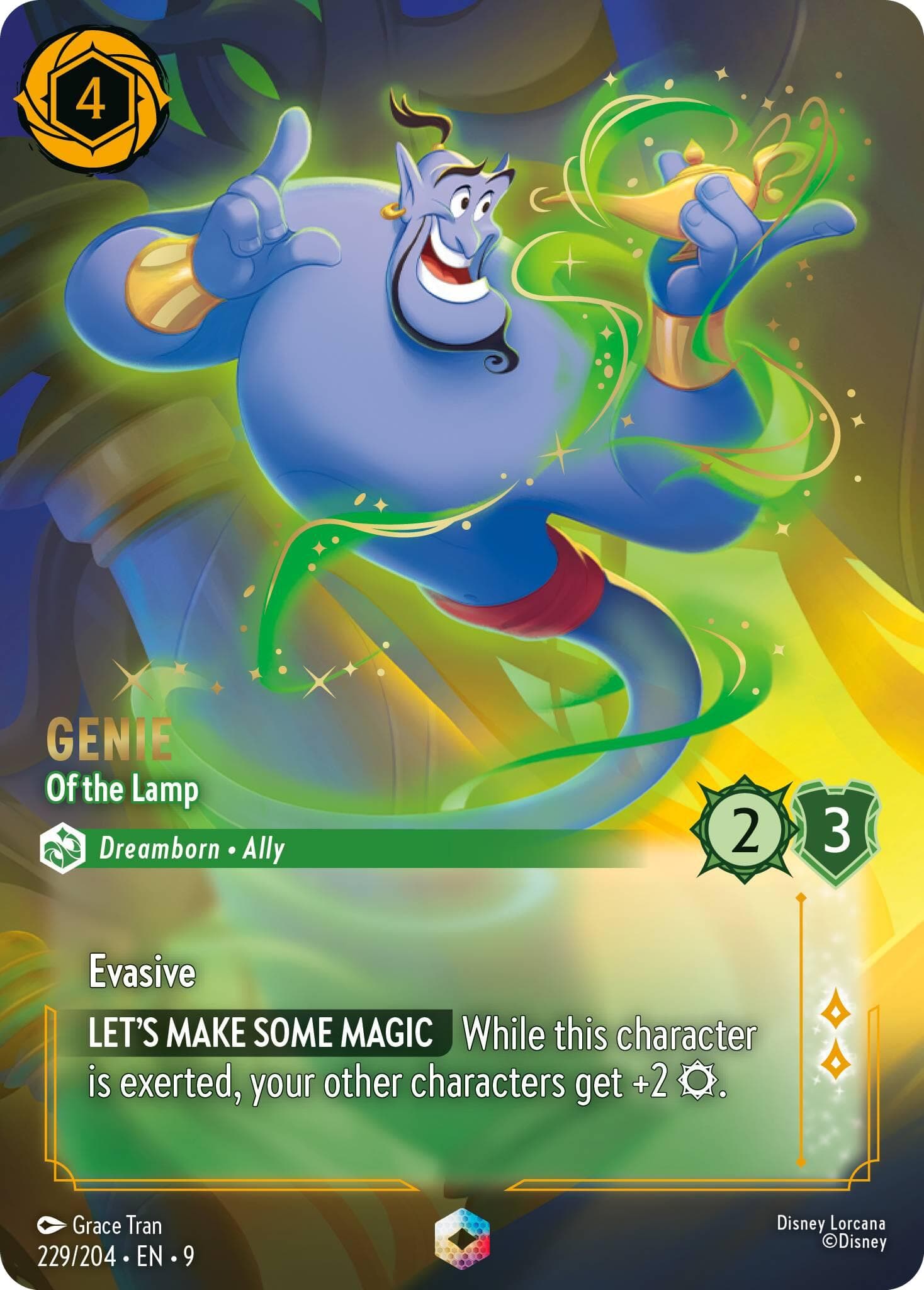 Genie - Of the Lamp (Enchanted) — Fabled card
