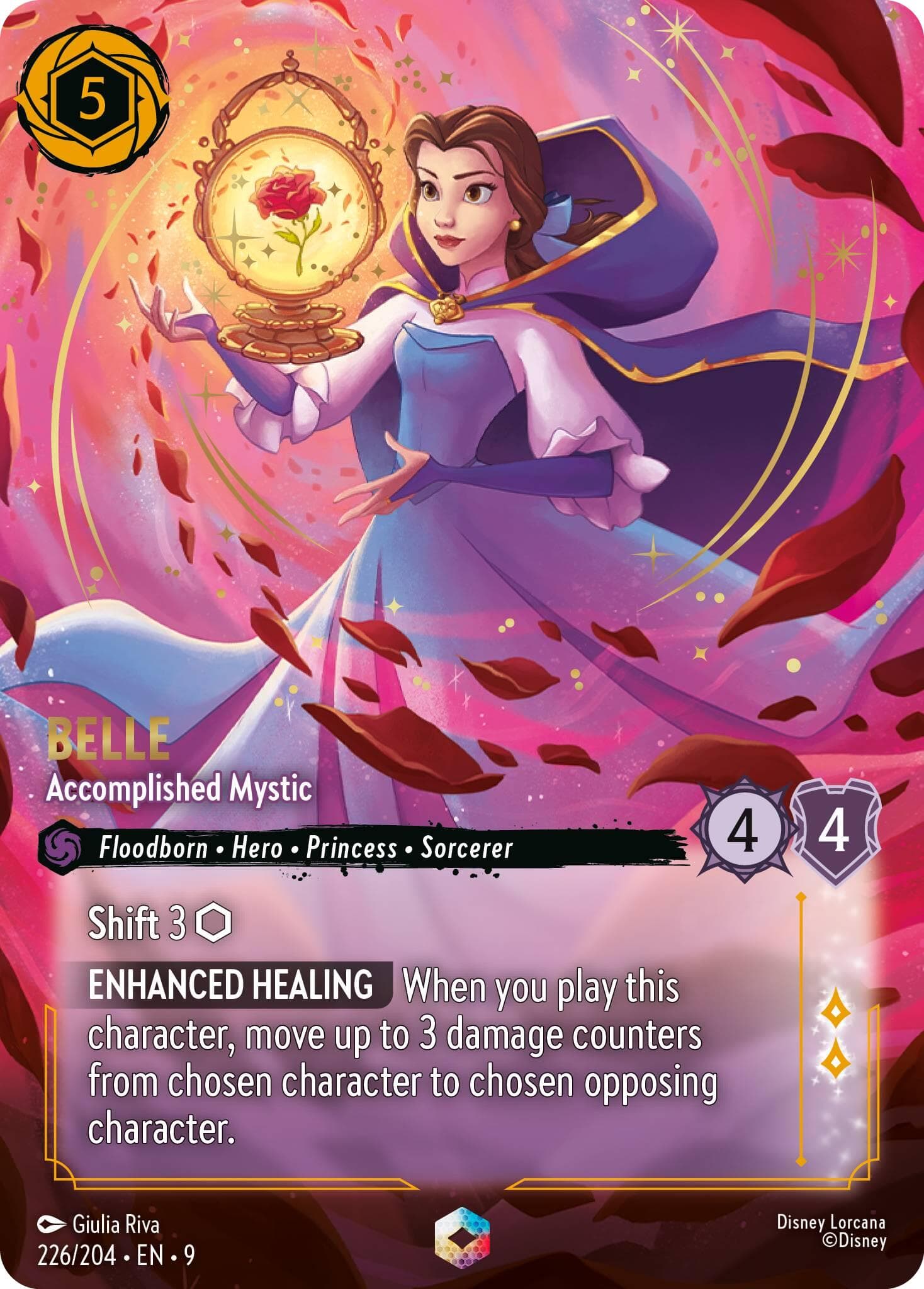 Belle - Accomplished Mystic (Enchanted) — Fabled card