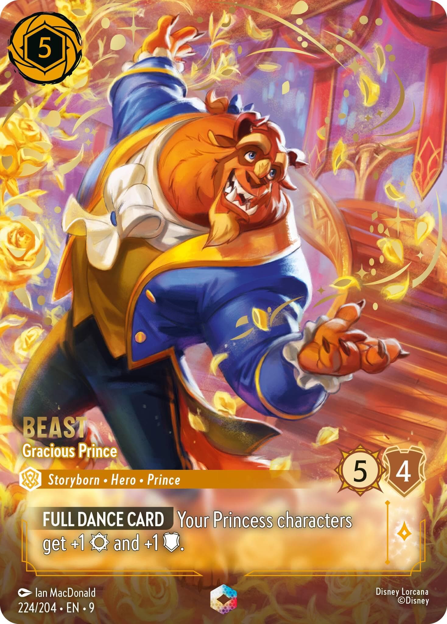 Beast - Gracious Prince (Enchanted) — Fabled card