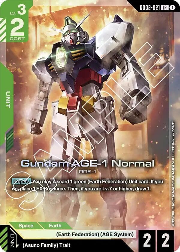 Gundam AGE-1 Normal — Dual Impact card