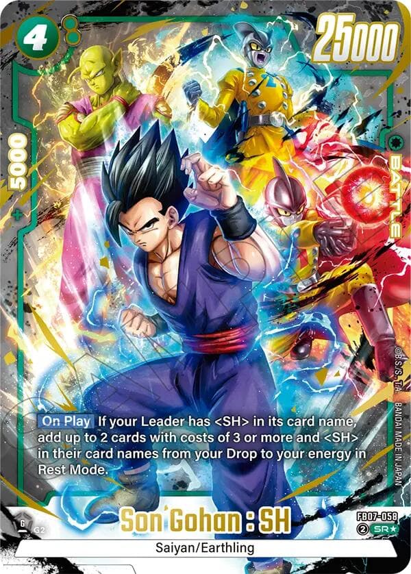 Son Gohan : SH - FB07-058 (Alternate Art) — Wish For Shenron card