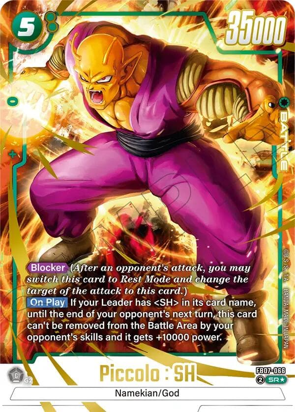 Piccolo : SH - FB07-066 (Alternate Art) — Wish For Shenron card