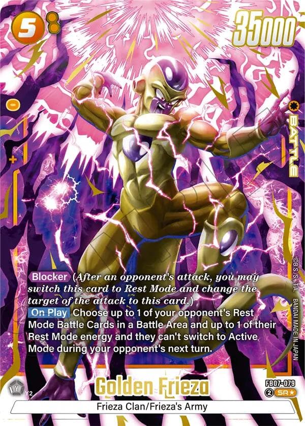 Golden Frieza (Alternate Art) — Wish For Shenron card