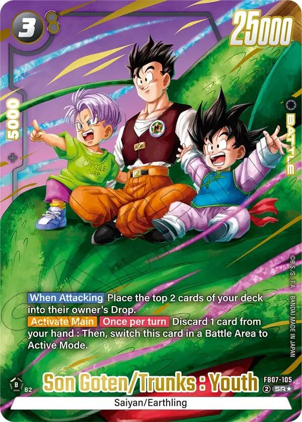 Son Goten/Trunks : Youth (Alternate Art) — Wish For Shenron card