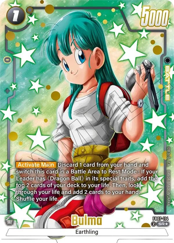 Bulma - FB07-114 (Alternate Art) — Wish For Shenron card
