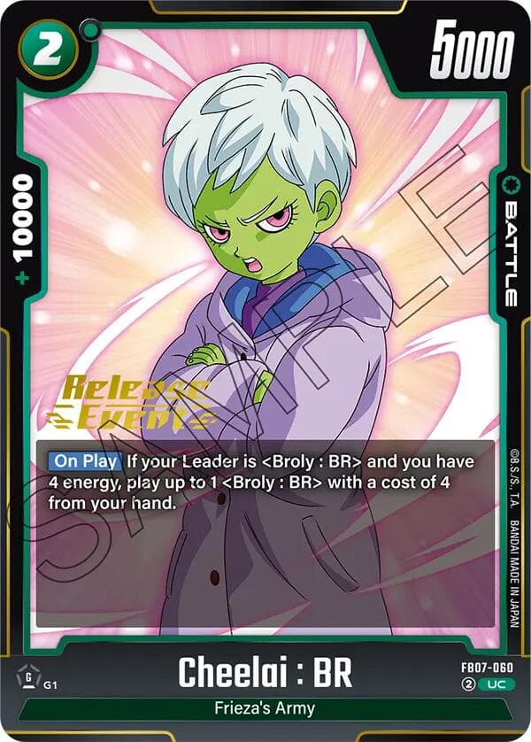 Cheelai : BR — Wish For Shenron Release Event Cards card