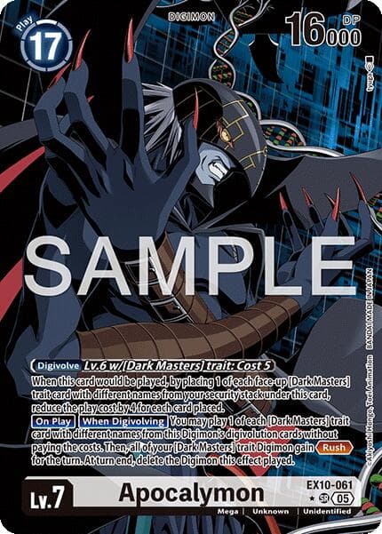 Apocalymon (Alternate Art) — Sinister Order card