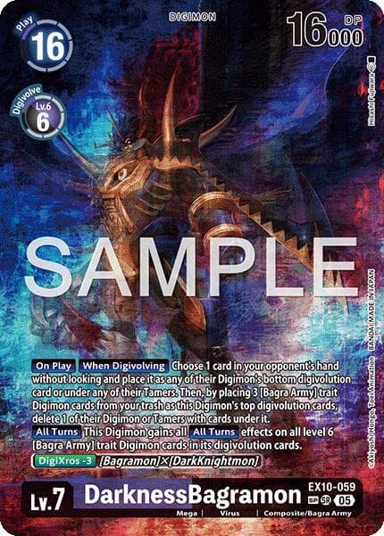 DarknessBagramon (SP) — Sinister Order card