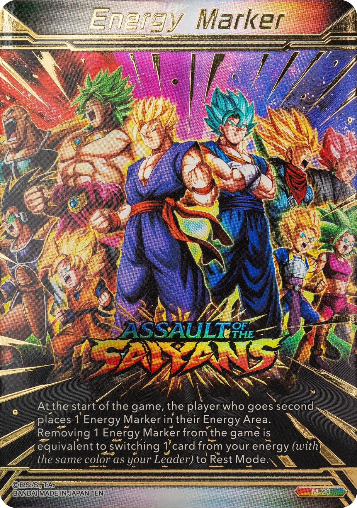Energy Marker - Assault of the Saiyans (M-20) — Prismatic Clash card