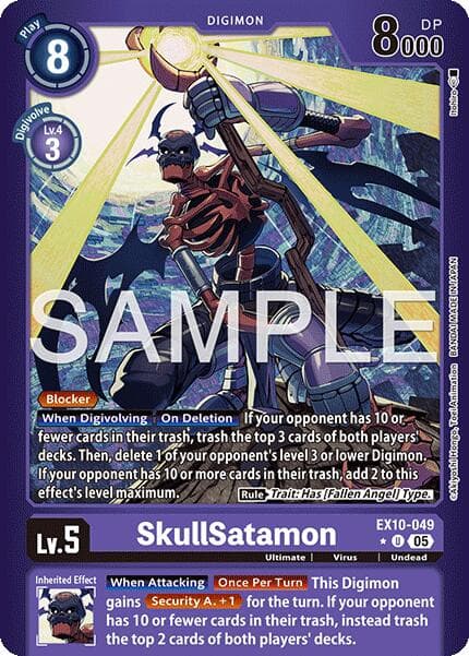 SkullSatamon (Limited Foil) — Sinister Order card
