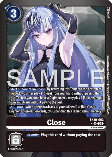 Close (Limited Foil) — Sinister Order card