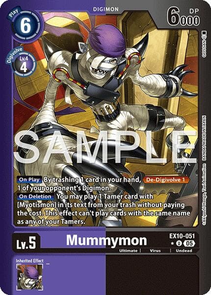 Mummymon (Limited Foil) — Sinister Order card