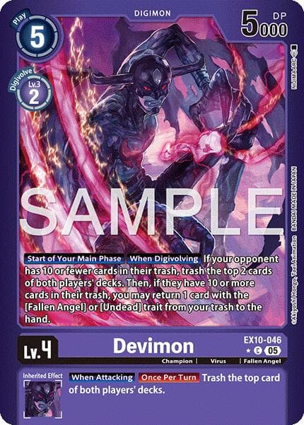 Devimon (Limited Foil) — Sinister Order card