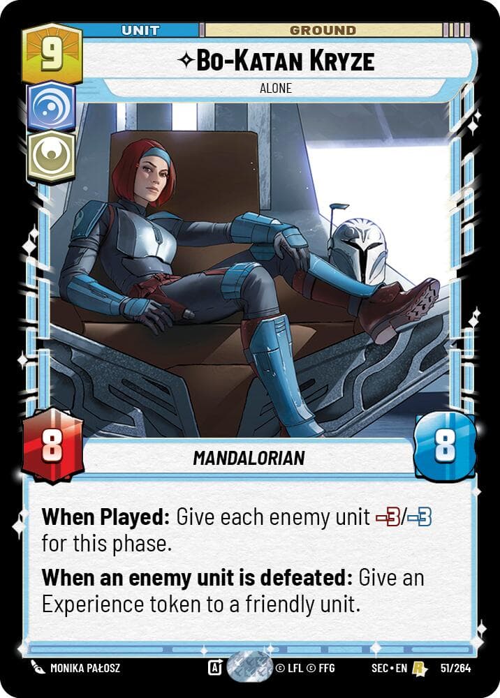 Bo-Katan Kryze - Alone — Secrets of Power card
