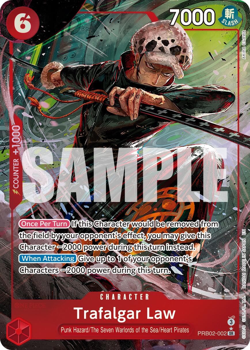 Trafalgar Law - PRB02-002 (Alternate Art) — Premium Booster -The Best- Vol. 2 card