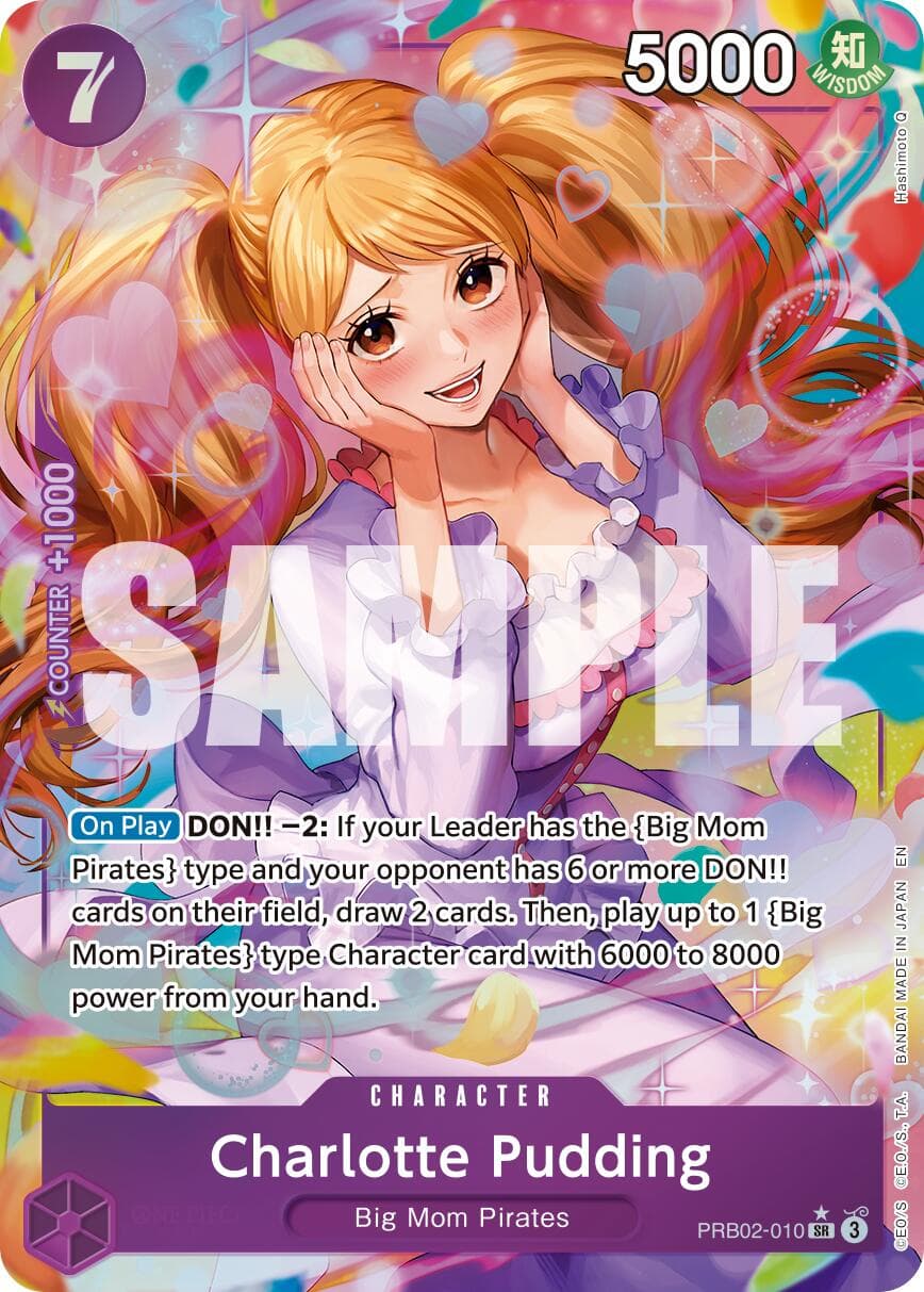 Charlotte Pudding - PRB02-010 (Alternate Art) — Premium Booster -The Best- Vol. 2 card