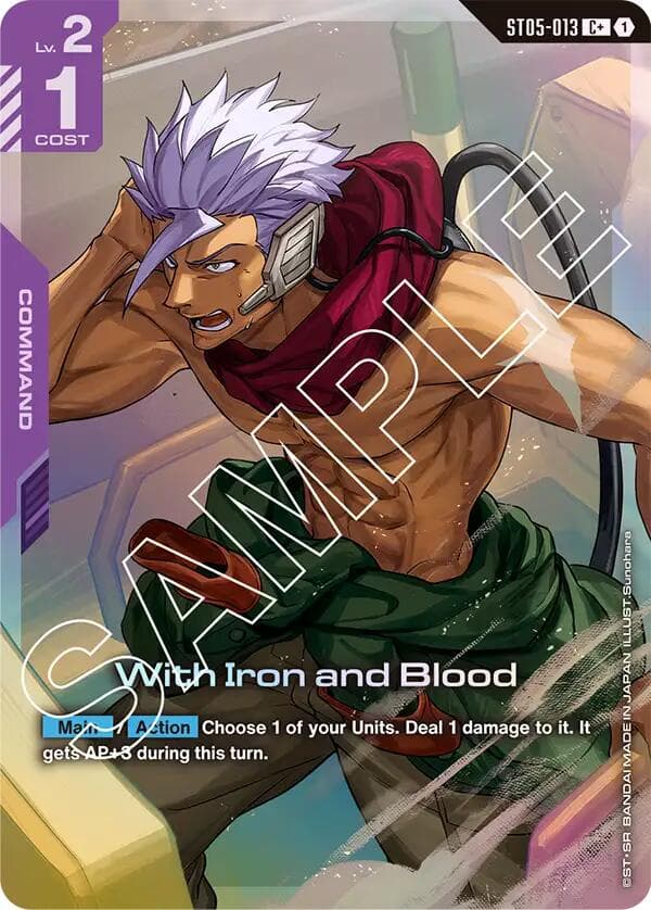 With Iron and Blood (C+) — Starter Deck 05: Iron Bloom card