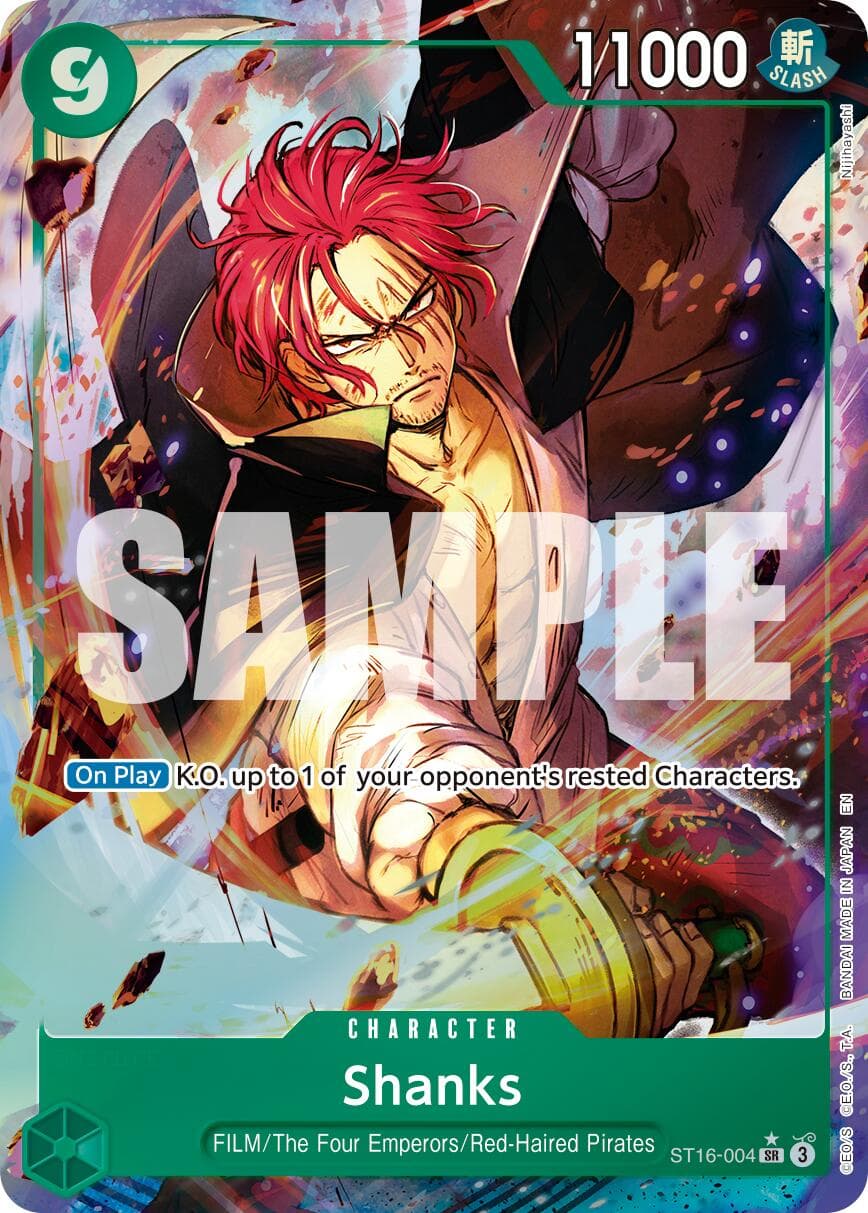 Shanks - ST16-004 (Alternate Art) — Premium Booster -The Best- Vol. 2 card