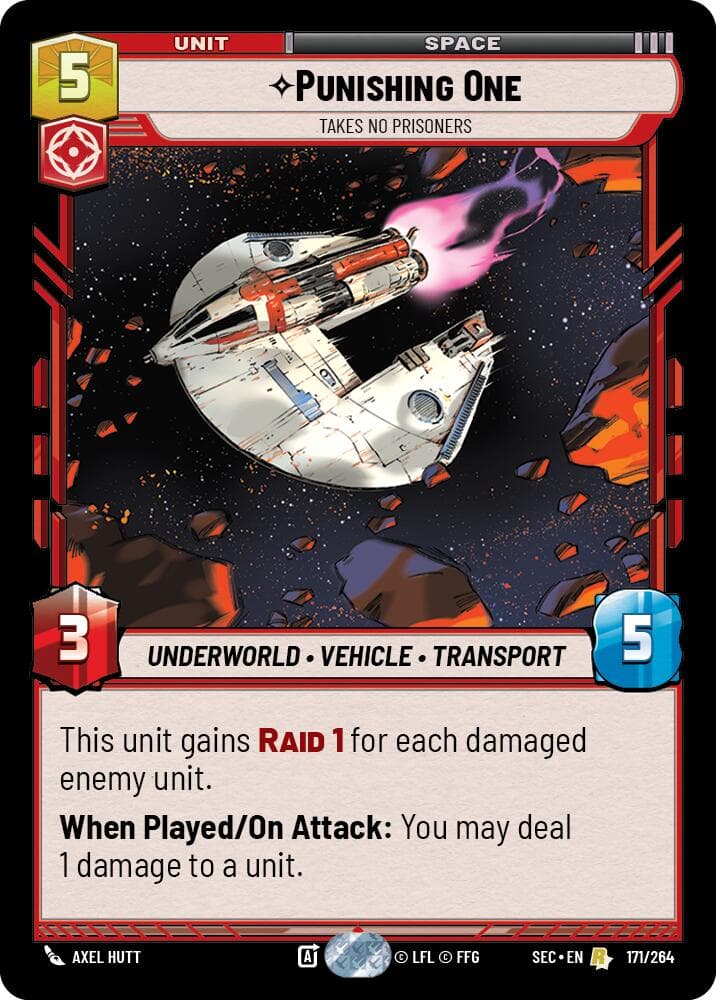 Punishing One - Takes No Prisoners — Secrets of Power card