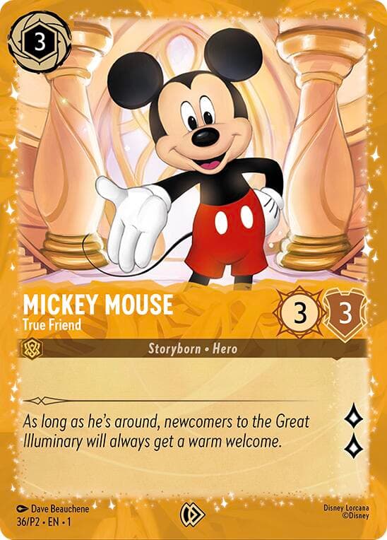 Mickey Mouse - True Friend (Puzzle Promo) — Disney Lorcana Promo Cards card