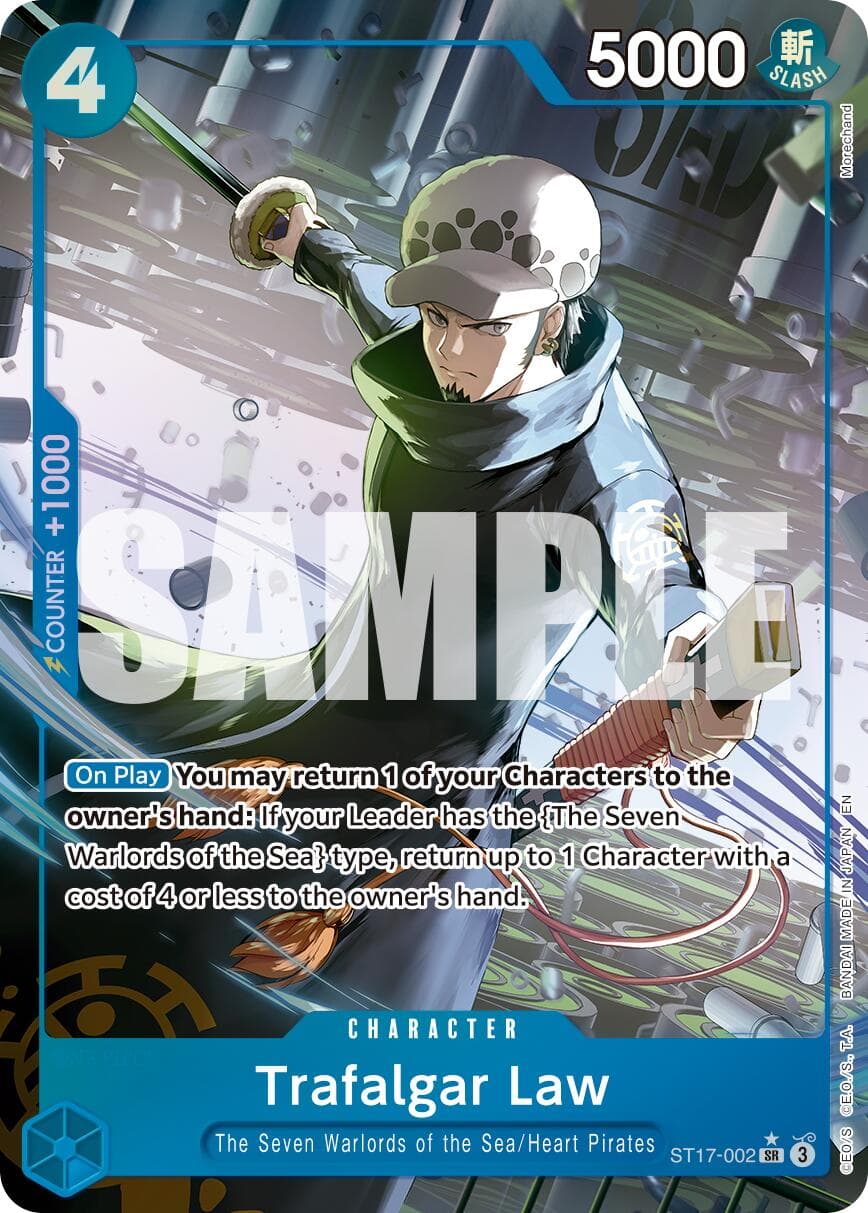Trafalgar Law - ST17-002 (Alternate Art) — Premium Booster -The Best- Vol. 2 card