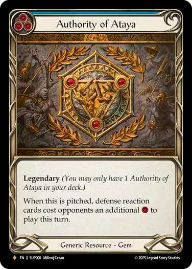 Authority of Ataya — Super Slam card