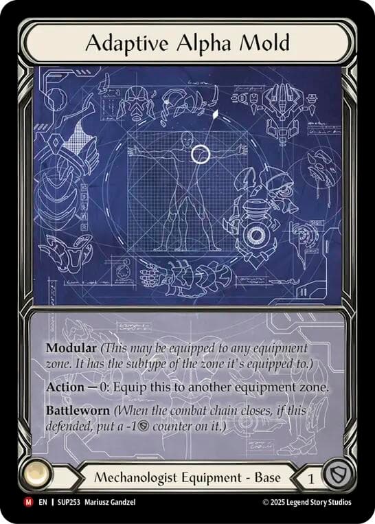 Adaptive Alpha Mold (Extended Art) — Super Slam card