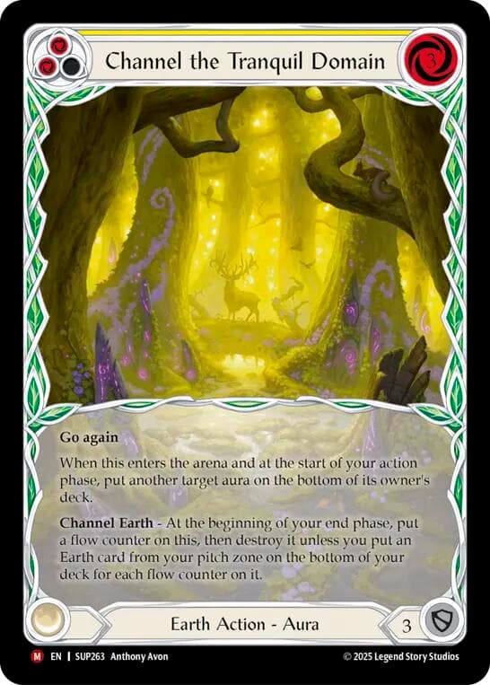 Channel the Tranquil Domain (Extended Art) — Super Slam card