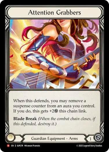 Attention Grabbers — Super Slam card