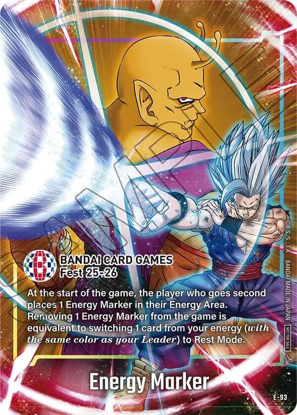 Energy Marker (E-93) — Fusion World Energy Markers card
