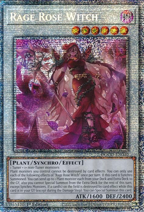 Rage Rose Witch (Starlight Rare) — Doom of Dimensions card