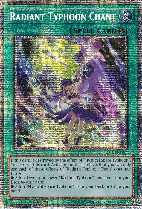 Radiant Typhoon Chant (Starlight Rare) — Doom of Dimensions card