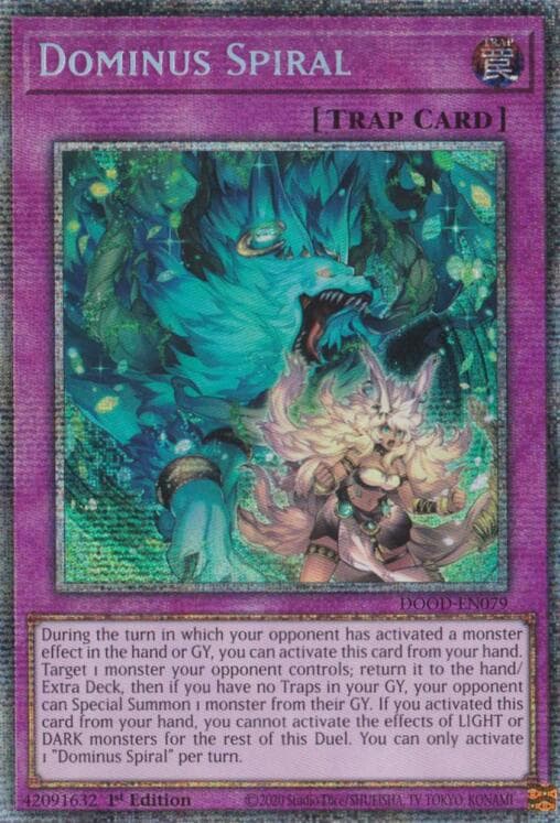 Dominus Spiral (Starlight Rare) — Doom of Dimensions card