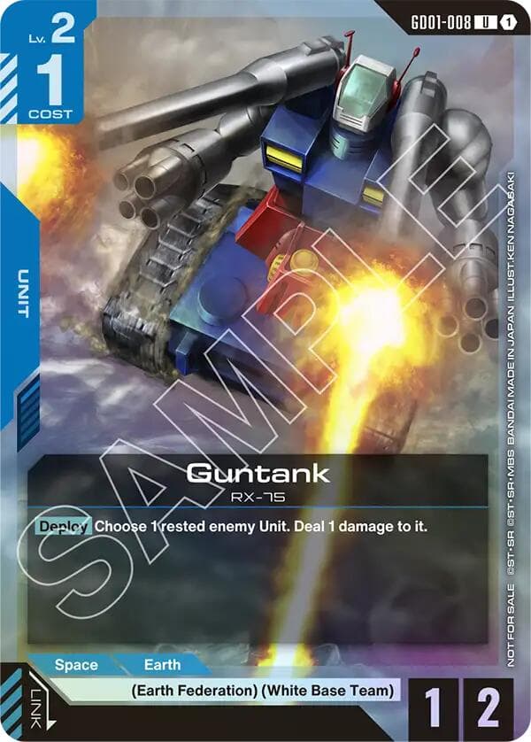 Guntank (Championship Participation Pack 01) — Gundam Promotional Cards card