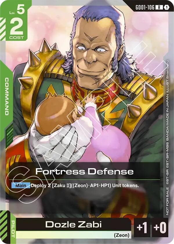 Fortress Defense (Championship Participation Pack 01) — Gundam Promotional Cards card