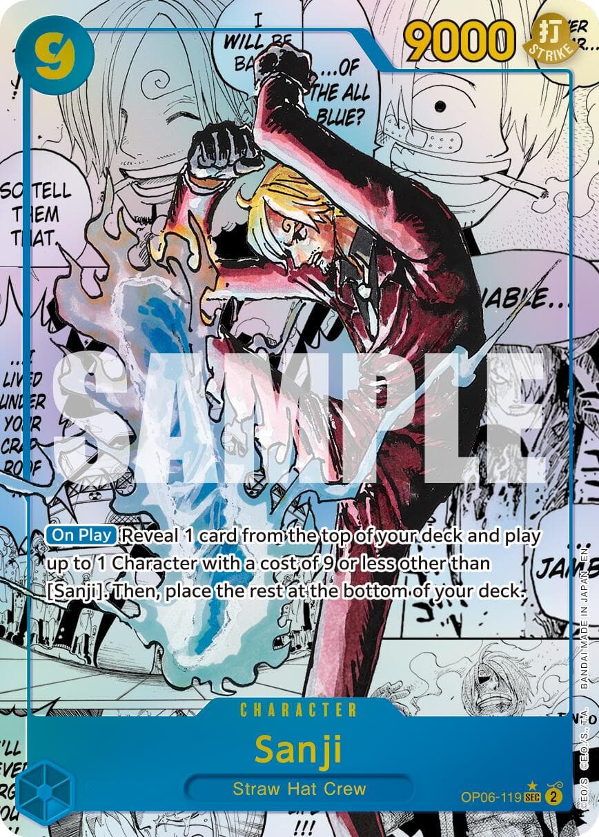 Sanji - OP06-119 (Manga) — Premium Booster -The Best- Vol. 2 card