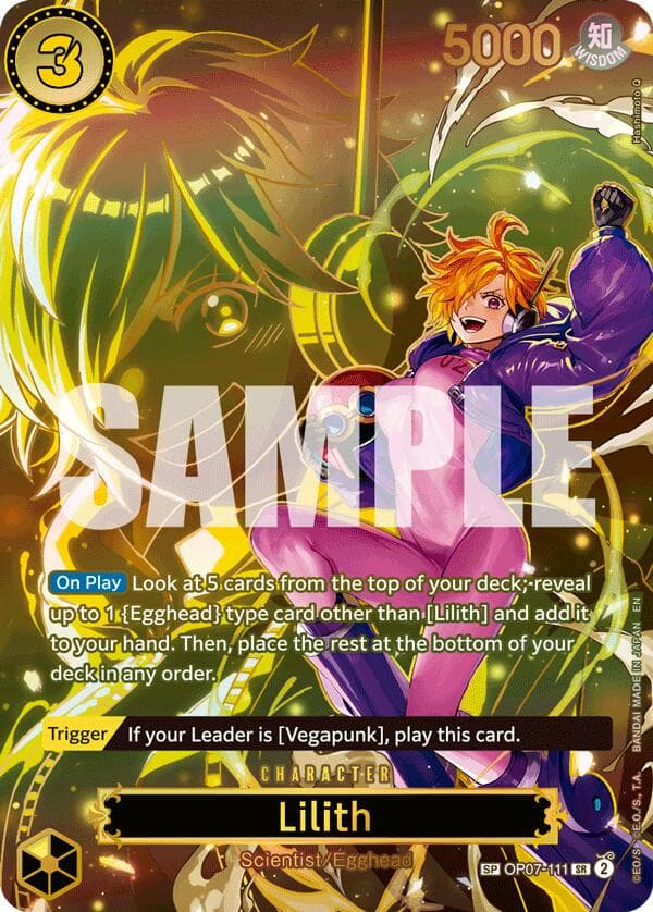 Lilith - OP07-111 (SP) — Carrying On His Will card